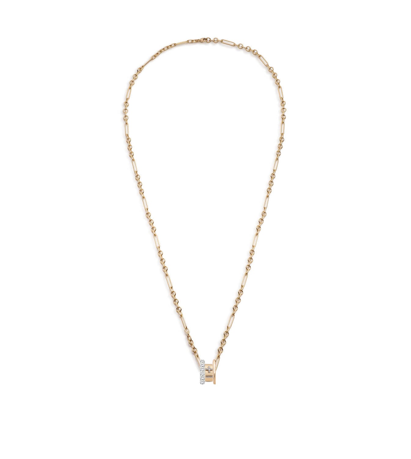 Ever Growing Love Vivacity: Elegant Mixed Clip Heartbeat Necklace - Perfect for Anniversaries, Valentine's Day & Romantic Gifts