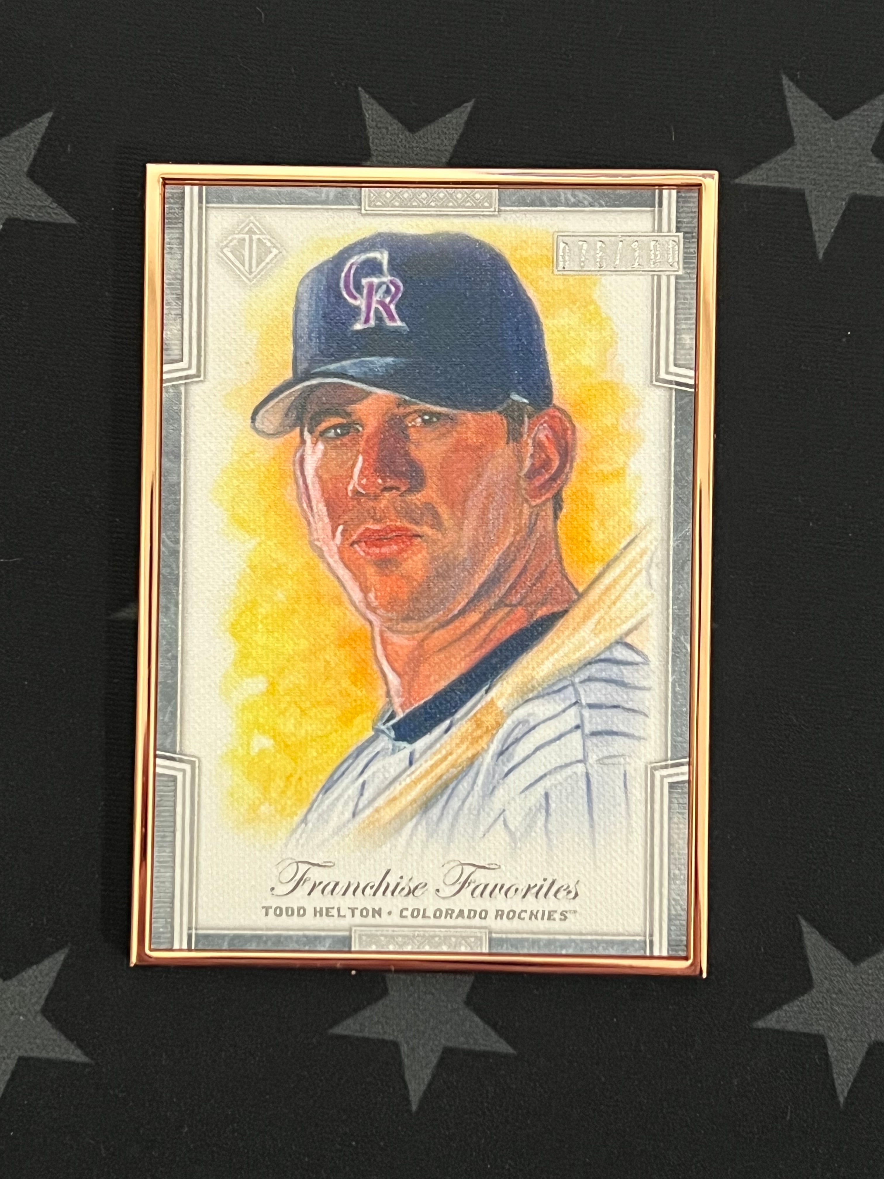 2019 Topps Transcendent Todd Helton #FFR TH Franchise Favorites 76/100 - Rare Baseball Trading Card for Collectors & Fans - Perfect for Display, Investment & Memorabilia Collections