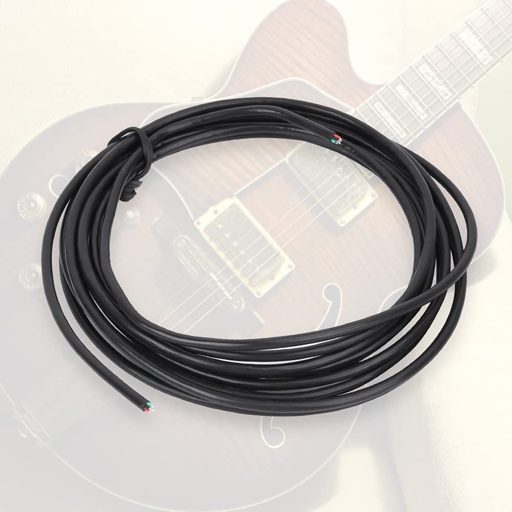 Premium 4-Conductor Shielded Guitar Cable with PVC Jacket - High-Quality Hookup Wire for Electric Guitar and Bass - Perfect for Studio Recording, Live Performances, and Home Practice