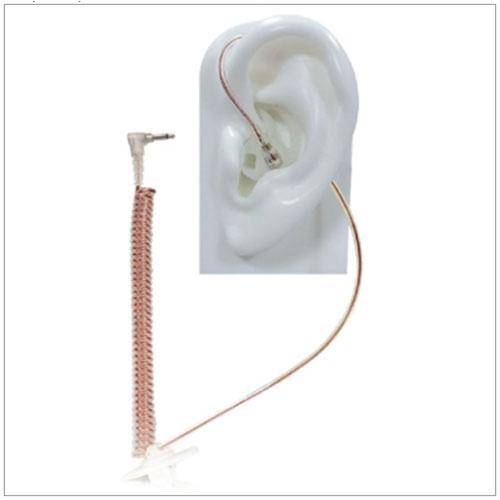 EP MS1A C Micro Sound 1A Tubeless Clear 3.5mm Earpiece - Crystal Clear Audio, No Sound Loss - Perfect for Covert Listening, Security Work & Discreet Communication