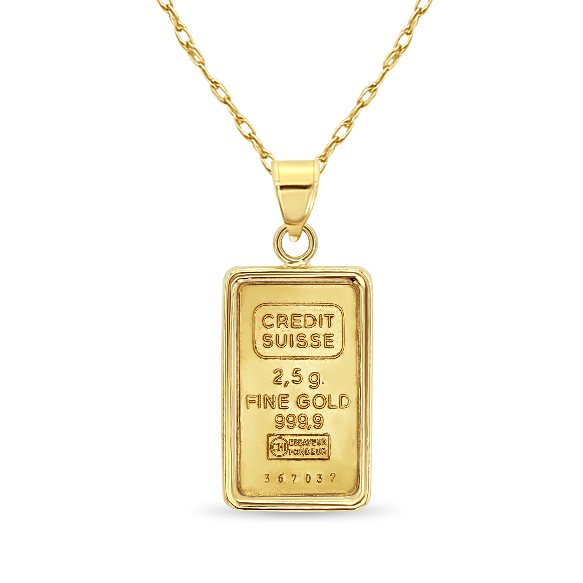 2.5 Gram Pamp Suisse Gold Coin with Polished Bezel - Premium Investment & Luxury Gift for Collectors (Perfect for Bullion Investors, Retirement Portfolios & Special Occasions)