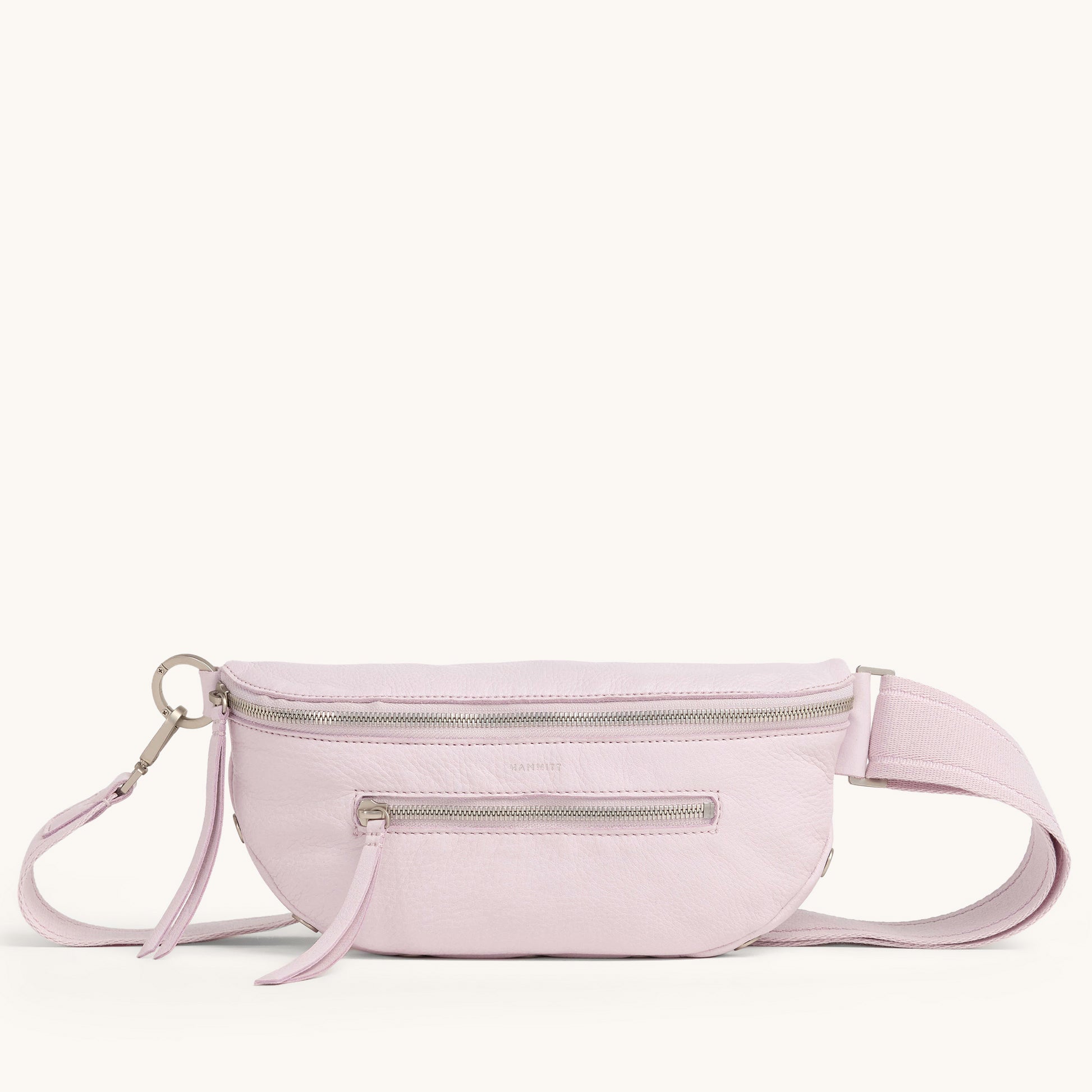 Charles Crossbody Bag for Women | Pastel Lilac & Brushed Silver Leather Purse | Medium Size Shoulder Bag | Perfect for Work, Travel and Everyday Use