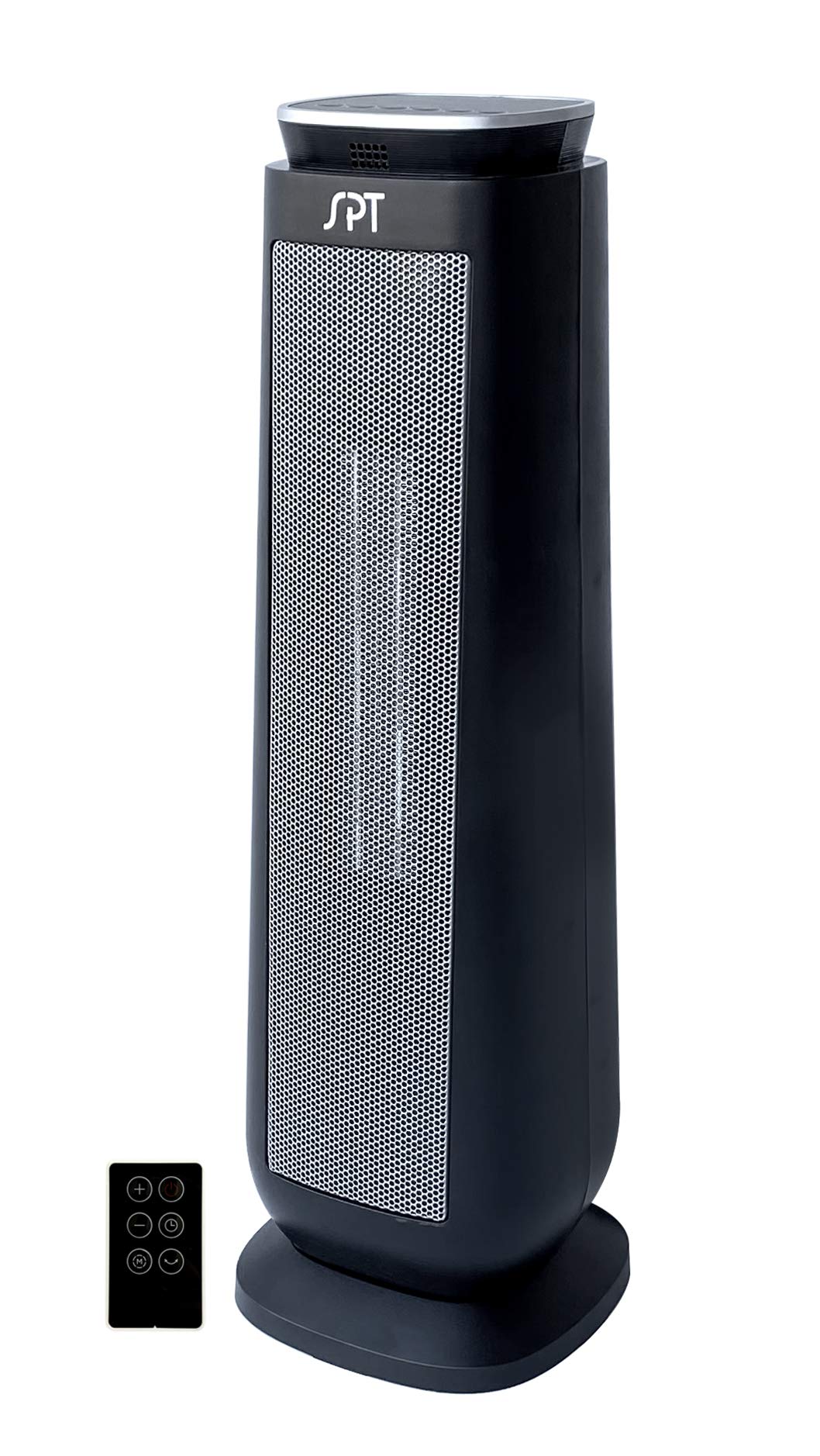 SH-1515: 1500W Ceramic Tower Heater with Adjustable Thermostat, 12H Timer & Remote Control - Perfect for Bedroom, Office & Indoor Heating