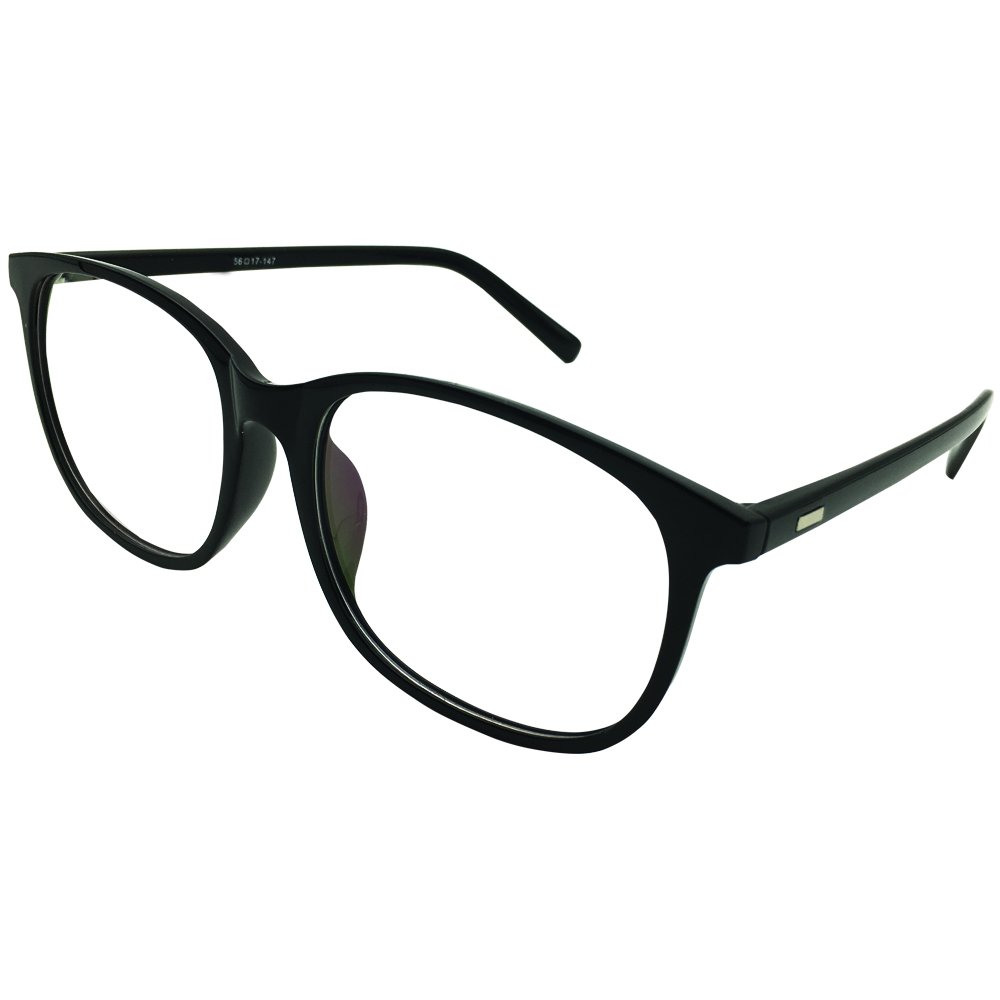 Southern Seas Oversized Computer Reading Glasses for Men & Women +4.00 Strength - Black Frame Blue Light Blocking Readers for Screen Time, Office Work & Daily Use