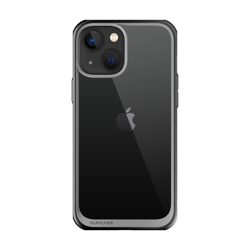 iPhone 14 Case 6.1 Inch - Unicorn Beetle Slim Clear Protective Cover with Black Frame | Shockproof & Scratch Resistant for Everyday Use, Work & Travel