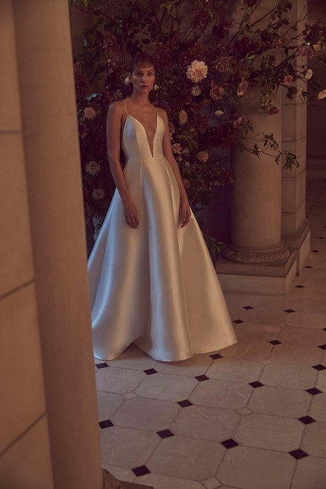 Bliss by Monique Lhuillier BL19208 Wedding Dress Size 12 - Elegant A-Line Gown for Bridal Ceremony & Formal Events