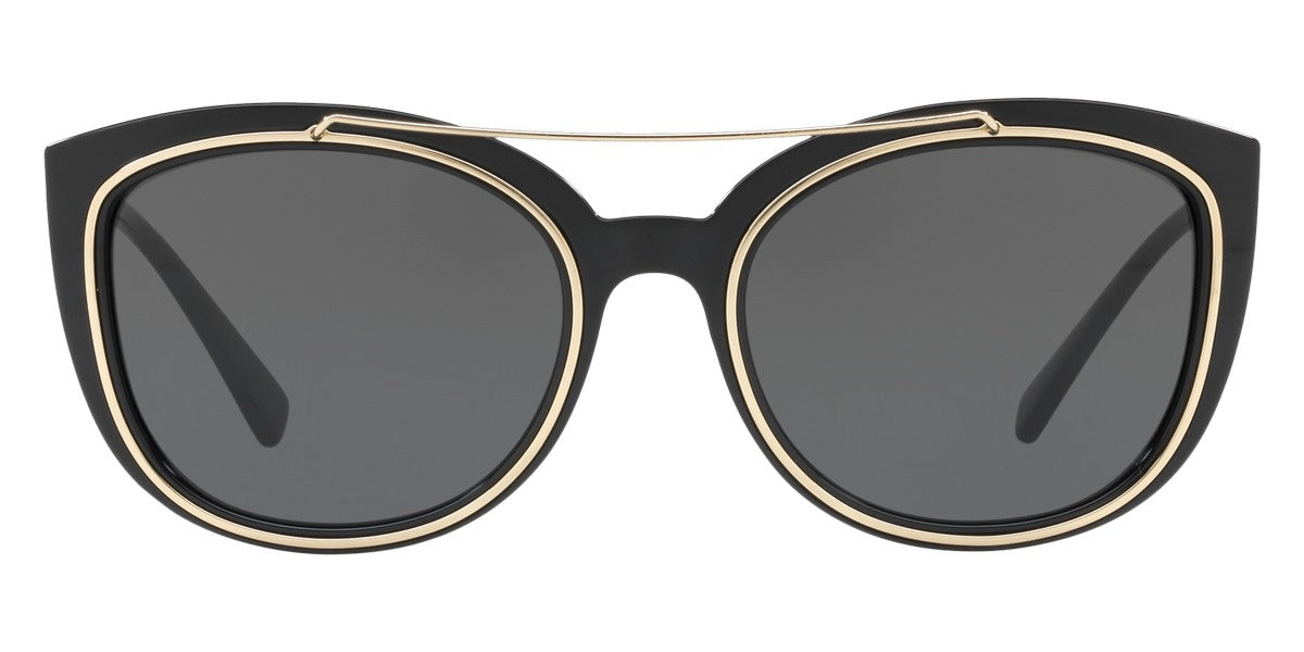 Versace VE4336 GB1 87 Sunglasses - Black/Gray Aviator Style for Men & Women | Perfect for Outdoor Activities, Travel & Fashion Accessories