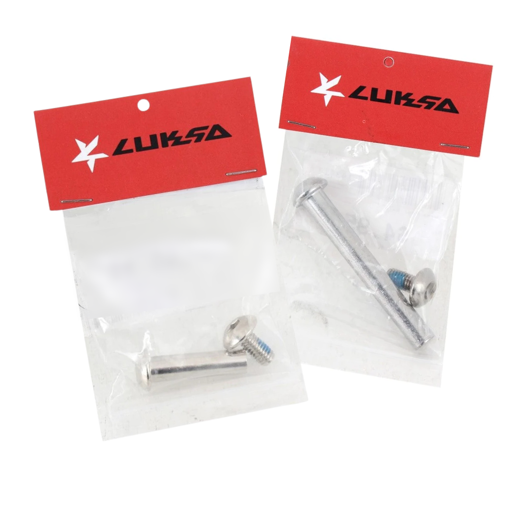 Luksa Scooter Axle - Front or Rear Replacement Part for Electric & Kick Scooters - Perfect for Commuting, Tricks & Outdoor Adventures