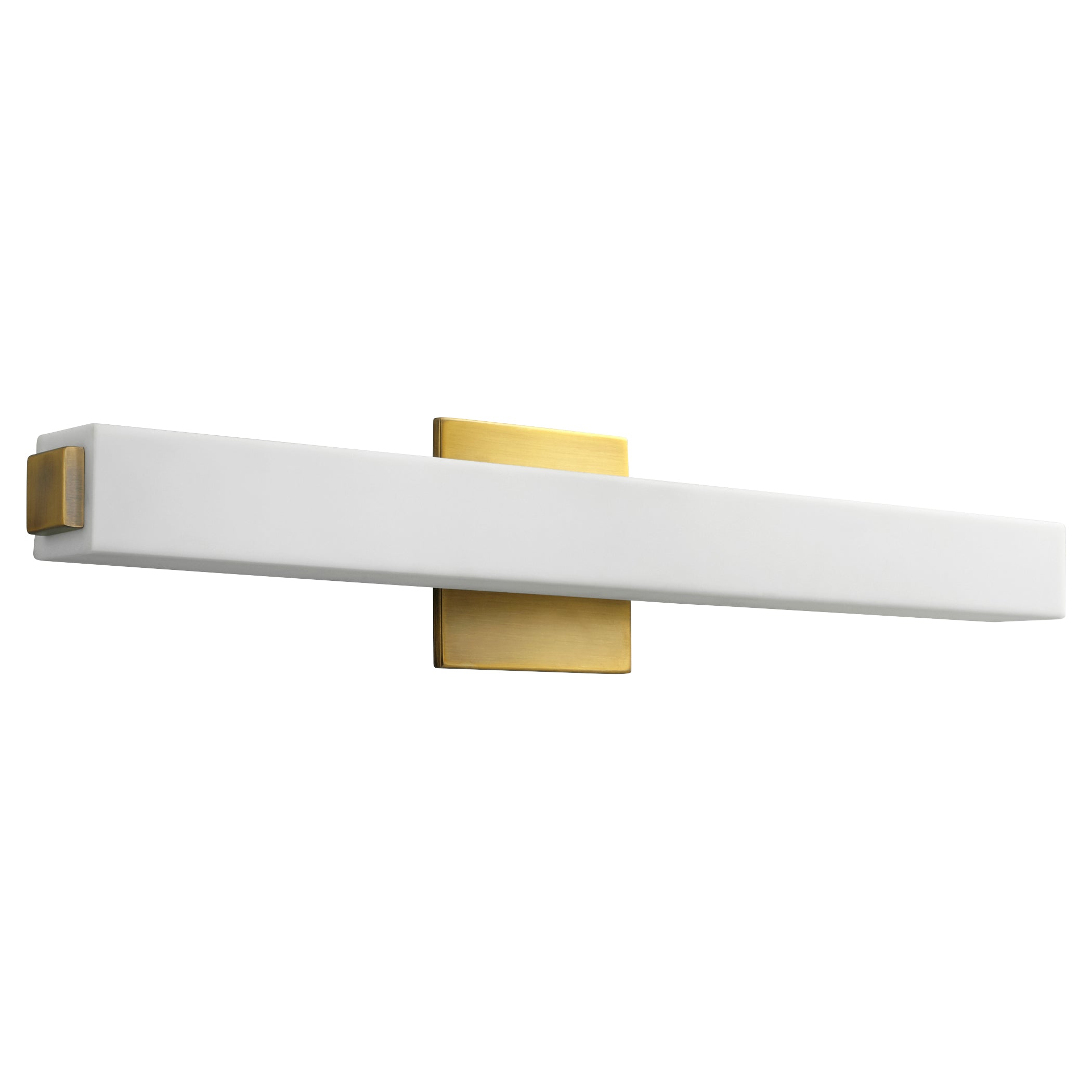 Oxygen Adelphi 3 Light Bathroom Vanity Fixture in Antique Brass - Perfect for Bathroom, Powder Room, and Dressing Room Lighting
