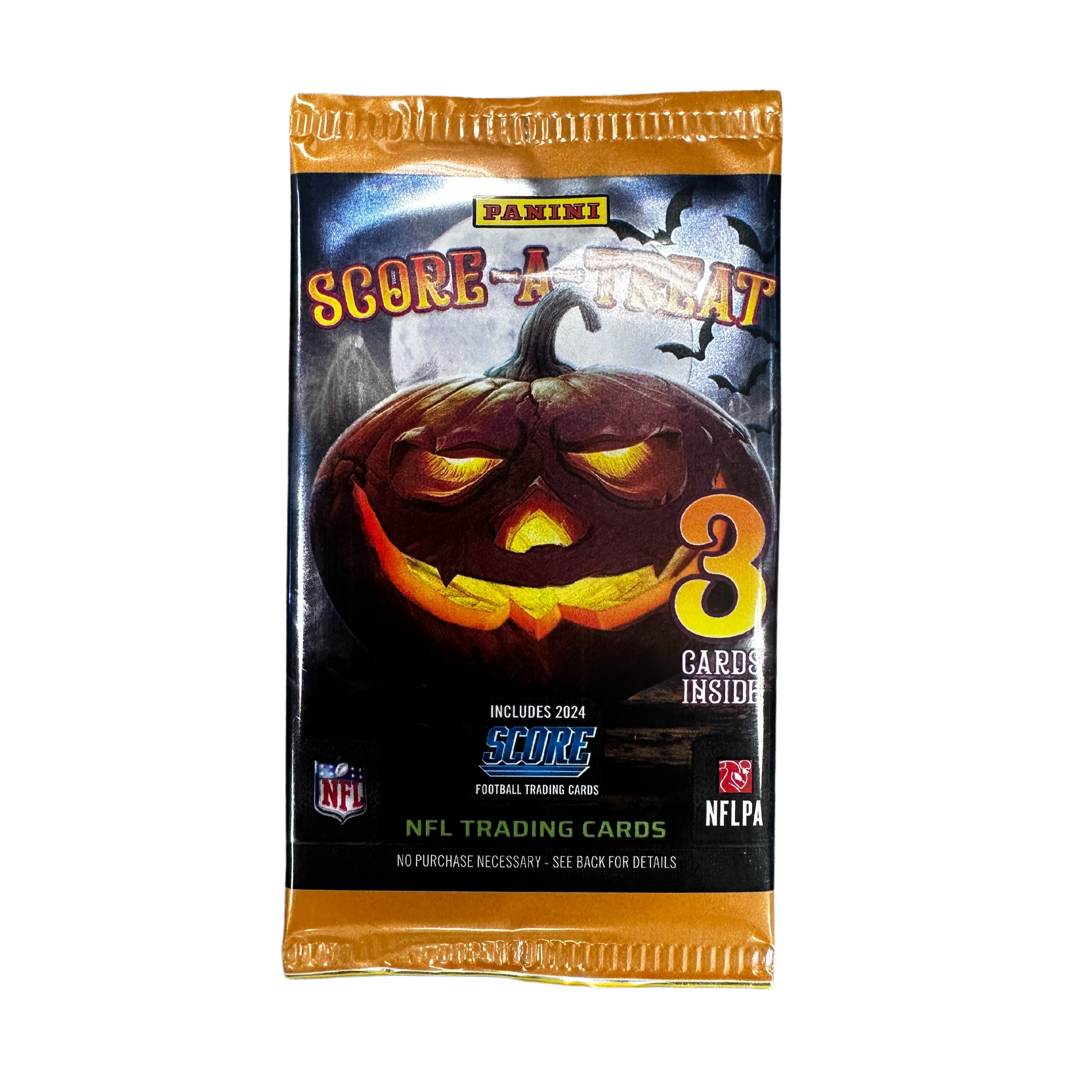 2023 Panini Score A Treat Football 3 Card Pack - NFL Trading Cards for Collectors, Perfect for Gifts, Fantasy Football & Game Day Memorabilia