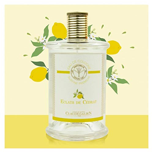 Claude Galien Eau de Cologne Citron Fragments 200ml - Refreshing Lemon Cologne Spray for Men & Women | Perfect for Daily Wear, Office & Special Occasions
