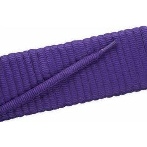 Oval Athletic Shoelaces - Purple (2 Pair Pack) | Durable Non-Slip Laces for Running Shoes, Sneakers & Workout Gear