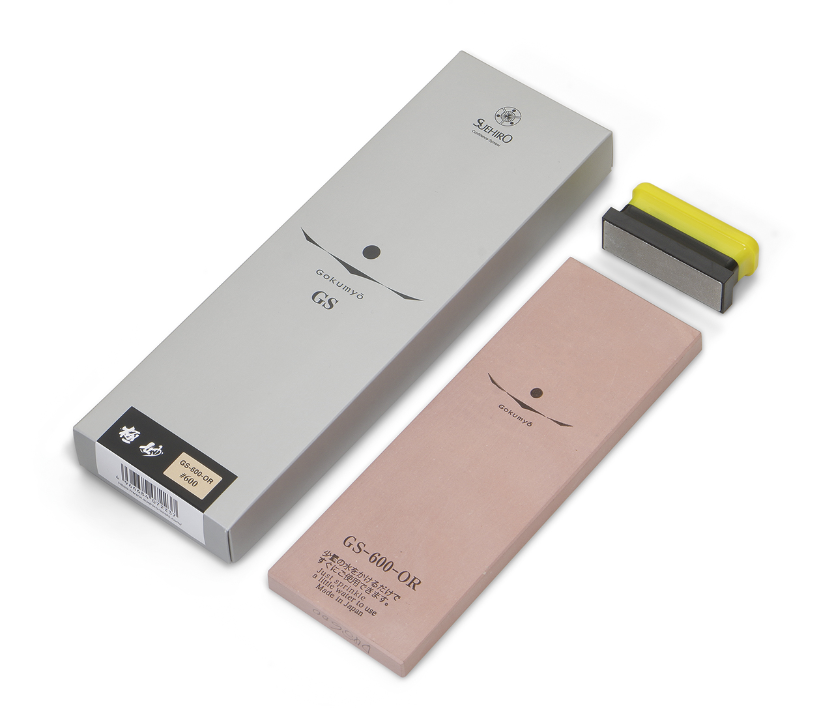 Suehiro Gokumyo GS-600 OR Medium Whetstone #600 Grit - Professional Knife Sharpening Stone for Kitchen, Hunting & Chef Knives - Perfect for Home Cooks & Culinary Enthusiasts