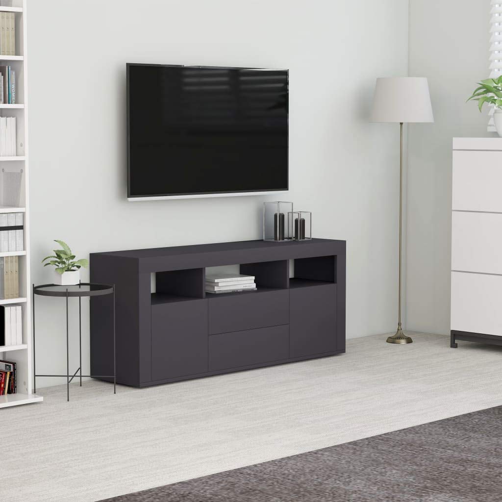 55 Inch TV Stand with Storage - Modern Entertainment Center Console for Living Room, Universal Media Stand with Drawers & Shelves, 47.2