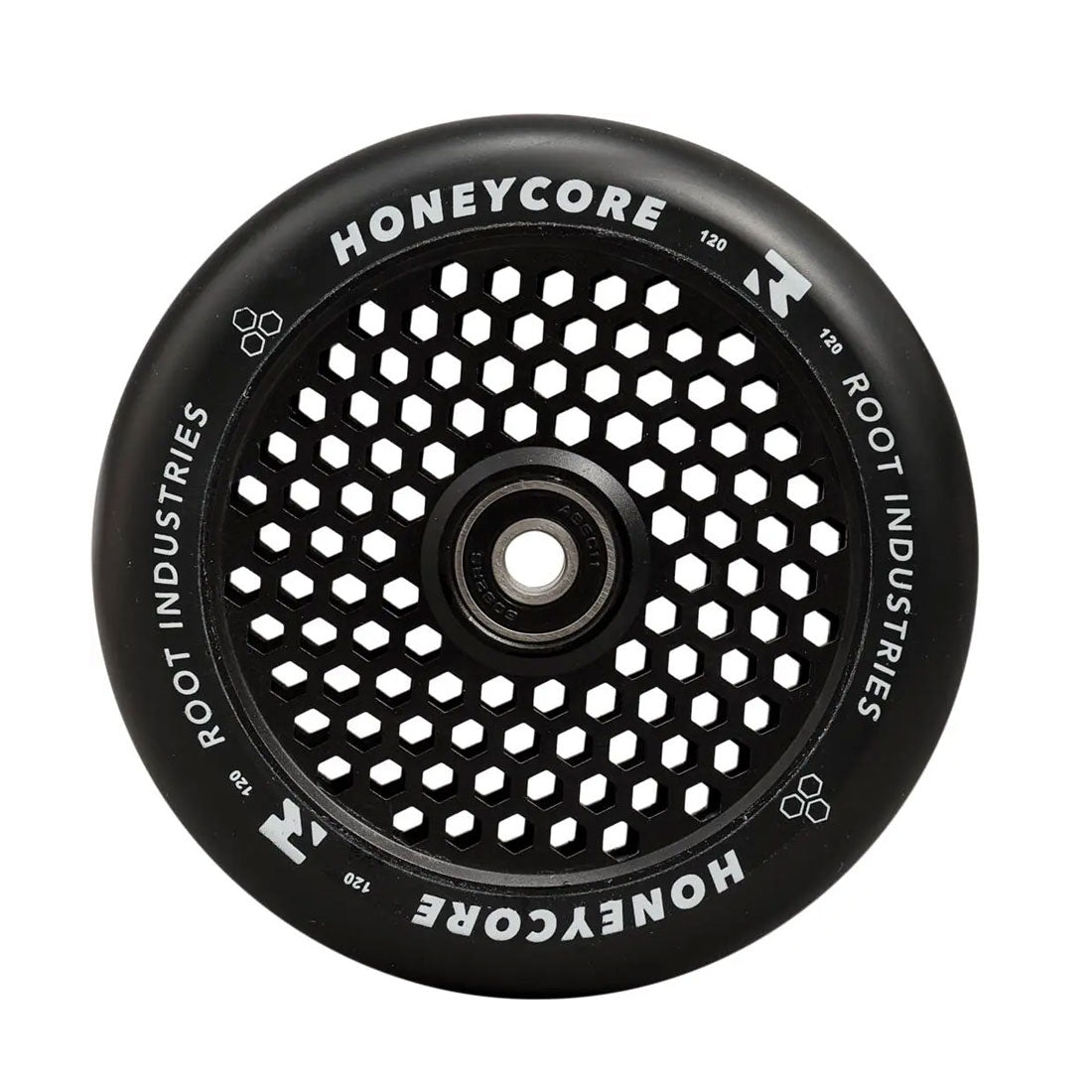 Root Industries Honey Core 120mm Black Wheels - Premium Aggressive Inline Skating Wheels for Outdoor & Indoor Skating, Park & Street Performance
