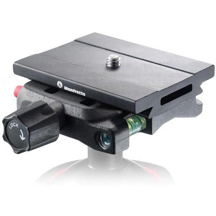 Manfrotto MSQ6 Q6 Top Lock Quick Release Adapter Plate - Secure & Fast Camera Mounting for DSLR, Mirrorless, and Video Cameras - Perfect for Photography, Videography, and Studio Setups