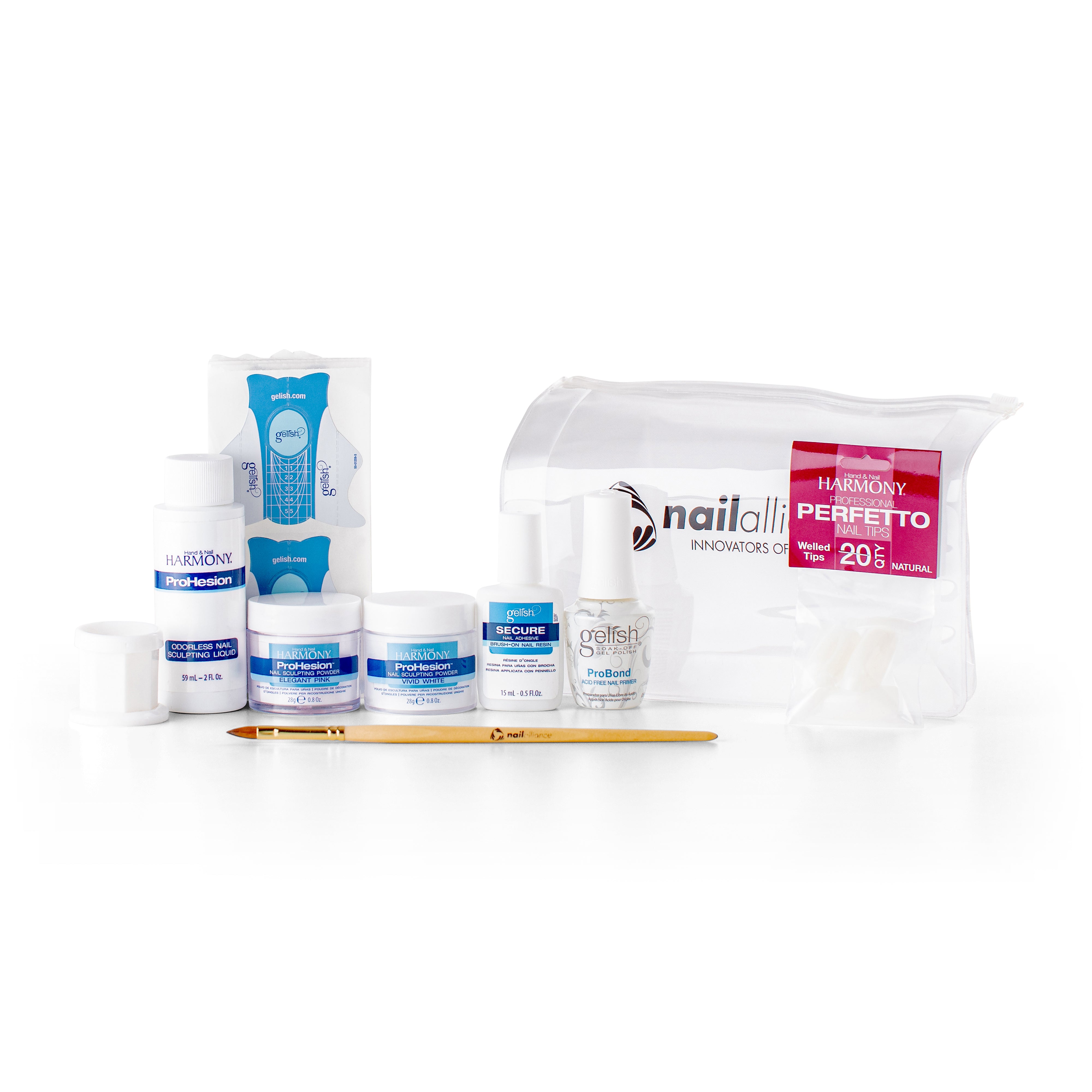 Gelish Professional Nail Enhancement Kit for State Board Exams - Complete Manicure & Pedicure Set for Nail Tech Students & Beginners - Perfect for Salon Practice & Licensing Tests