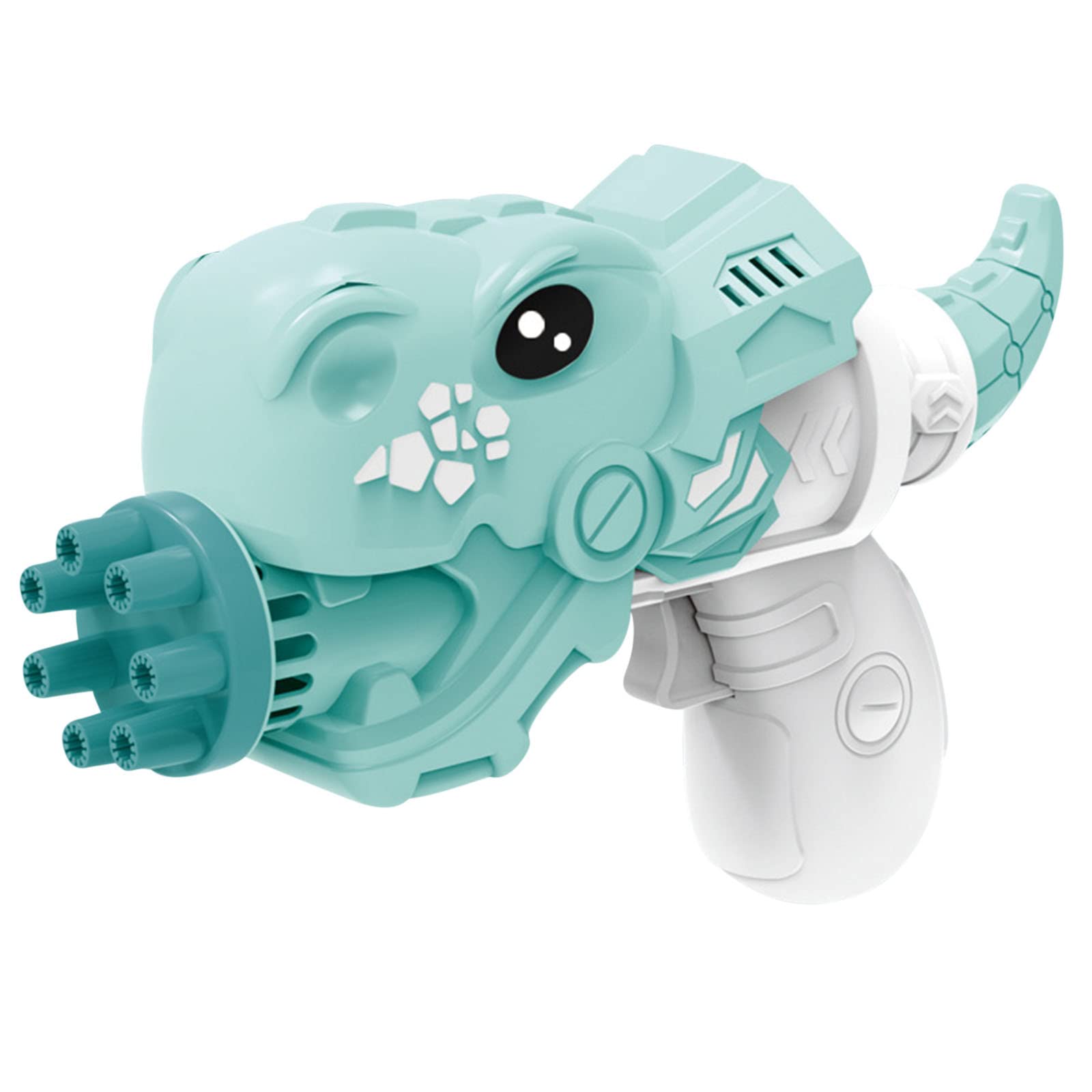 Dinosaur Bubble Blower Toy - 7 Hole Automatic Bubble Machine for Kids, Outdoor Summer Fun, Birthday Party Favors & Gifts | Perfect for Backyard Play, Park Adventures & Children's Events