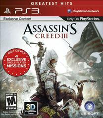 Assassin's Creed III Greatest Hits - Complete in Box (CIB) for PlayStation 3 | Action-Adventure Game Set in American Revolution | Perfect for History Buffs & Open-World Gamers