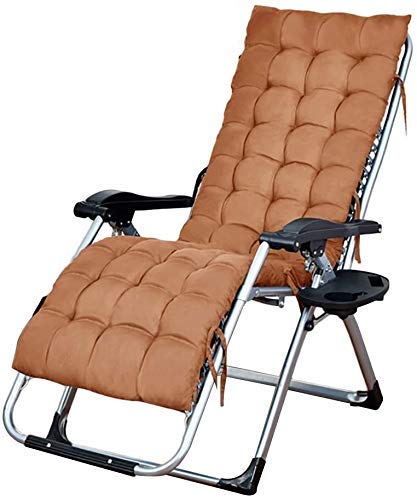 Heavy Duty Folding Sun Lounger Recliner Chair for Adults - 65x75x115cm Portable Rocking Chair for Patio, Garden, Deck, Camping & Outdoor Relaxation | Supports Up to 350lbs | Perfect for Backyard, Beach & Poolside Use