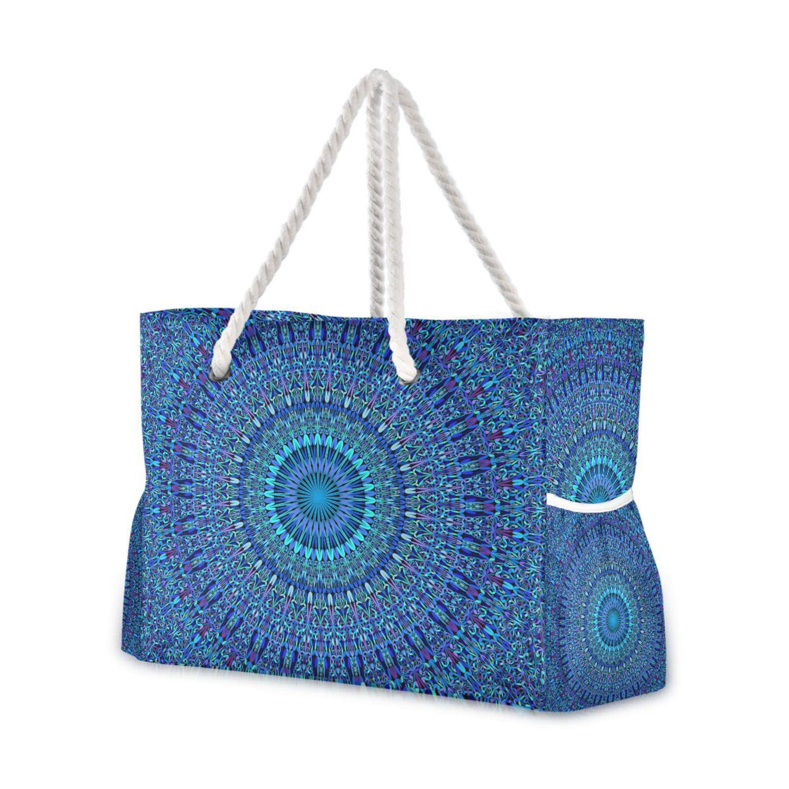OTVEE Large Beach Bag for Women - Waterproof Travel Tote with Zipper, Spacious Shoulder Bag for Pool, Vacation & Shopping | Perfect for Beach Trips, Gym & Weekend Getaways