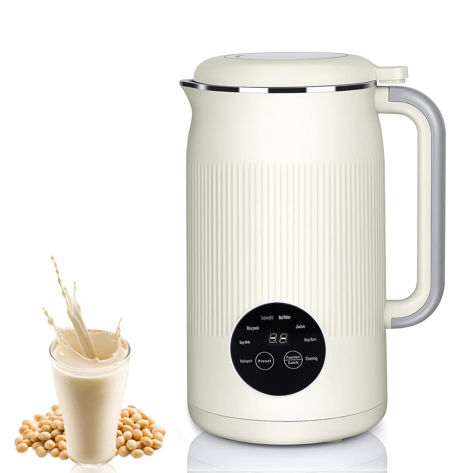 35oz Automatic Nut Milk Maker, Multi-Function Soy & Oat Milk Machine with 10 Blades - Perfect for Homemade Almond Milk, Cashew Milk, and Plant-Based Beverages (Ideal for Vegan, Keto & Healthy Lifestyles)