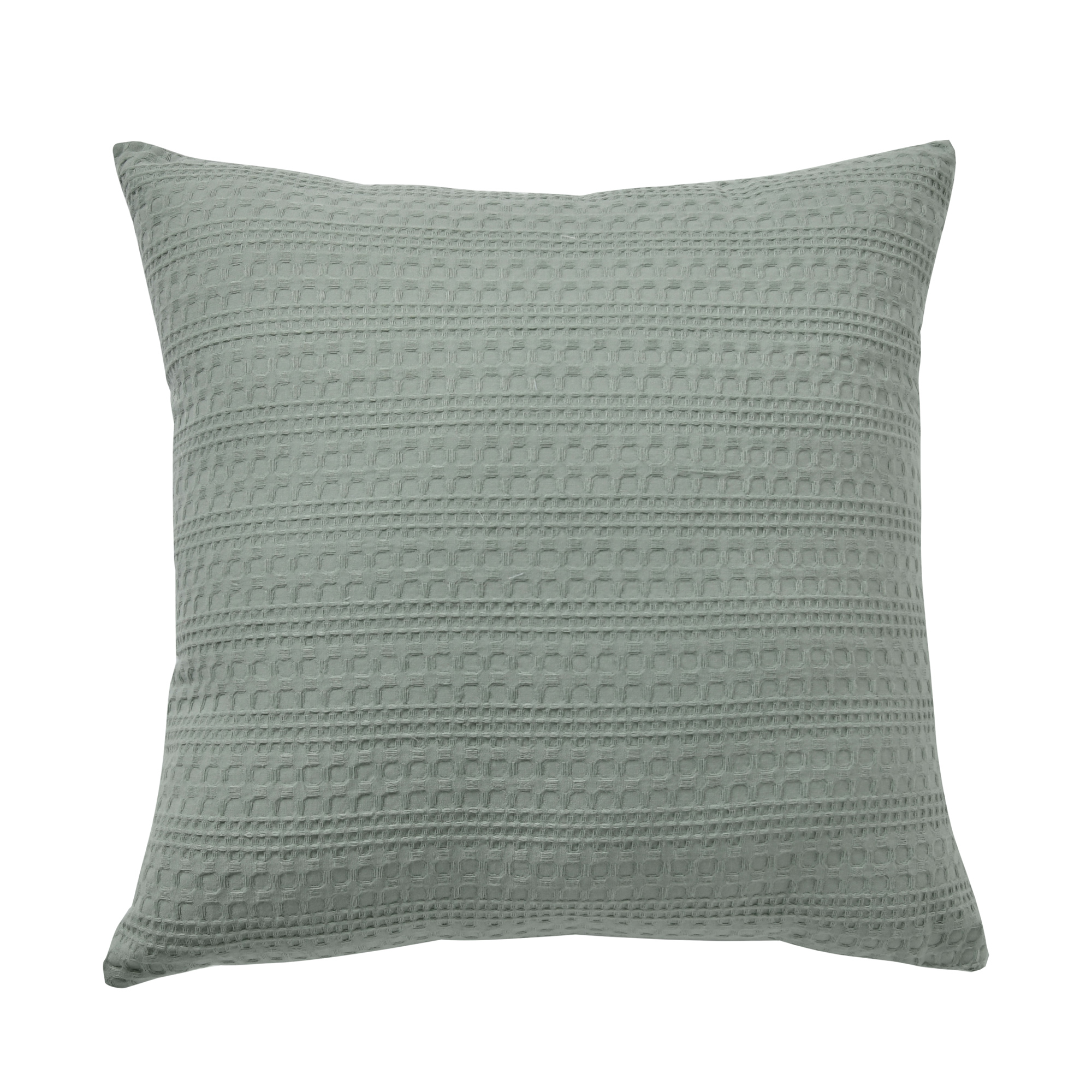 Kahlani Sage Square Cushion by Bianca - Stylish Decorative Throw Pillow for Sofa, Bed & Home Decor | Perfect for Living Room, Bedroom & Nursery Accents