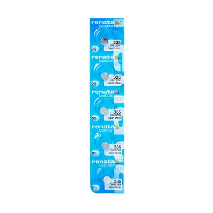 Renata Watch Batteries 5 Pack - Long-Lasting Swiss Made Coin Cell Batteries for Watches, Calculators, and Small Electronics - Perfect Replacement for SR621SW, 364, 377, and Similar Models