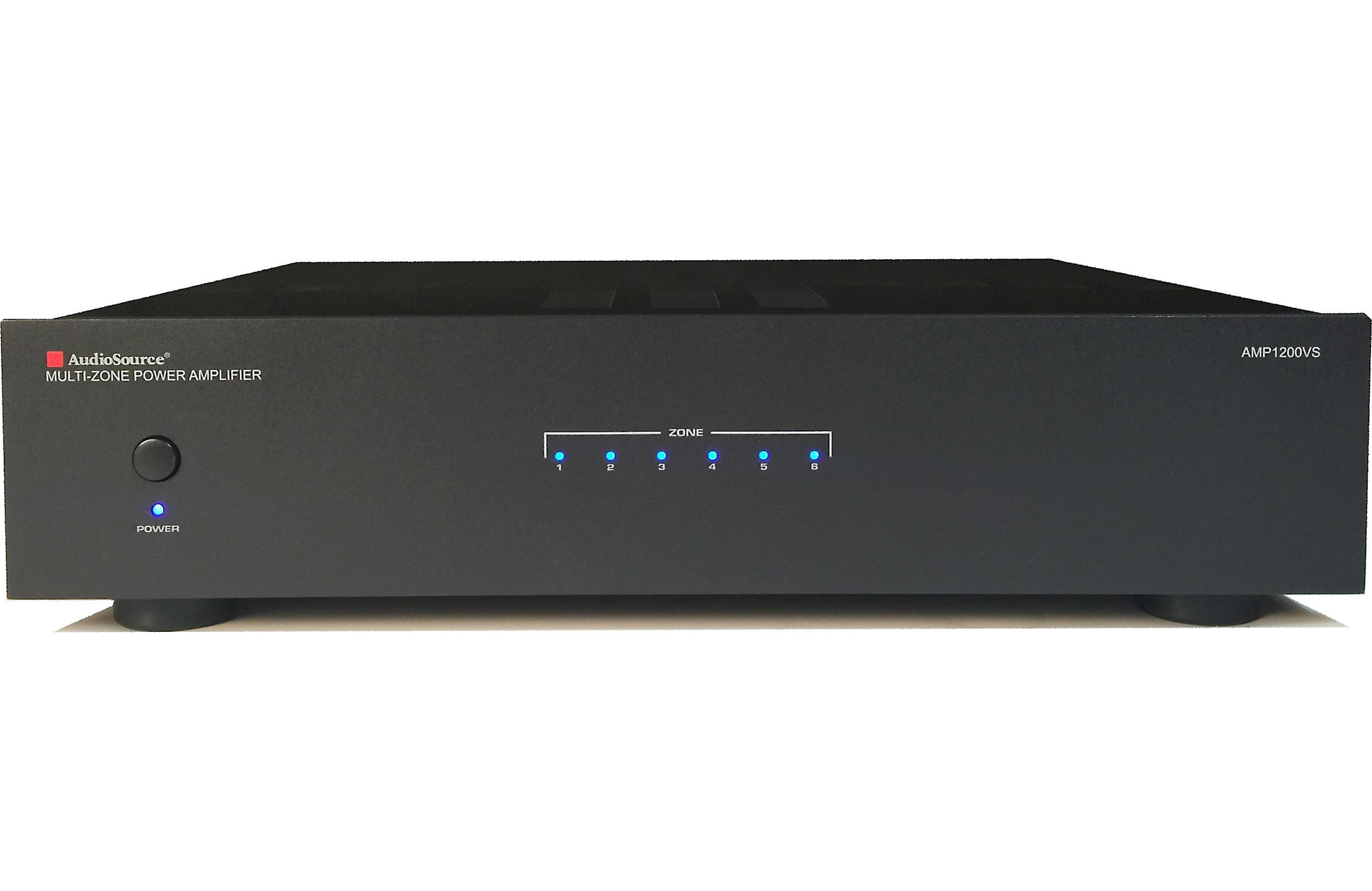 AUDIOSOURCE AMP1200VS 12-Channel 40 Watt Power Amplifier - Perfect for Home Theater, Multi-Room Audio, and Professional Sound Systems