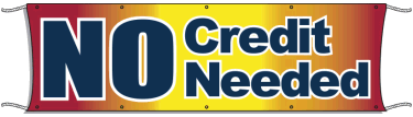 Large Outdoor Advertising Banner - No Credit Required | Perfect for Events, Sales, and Promotions