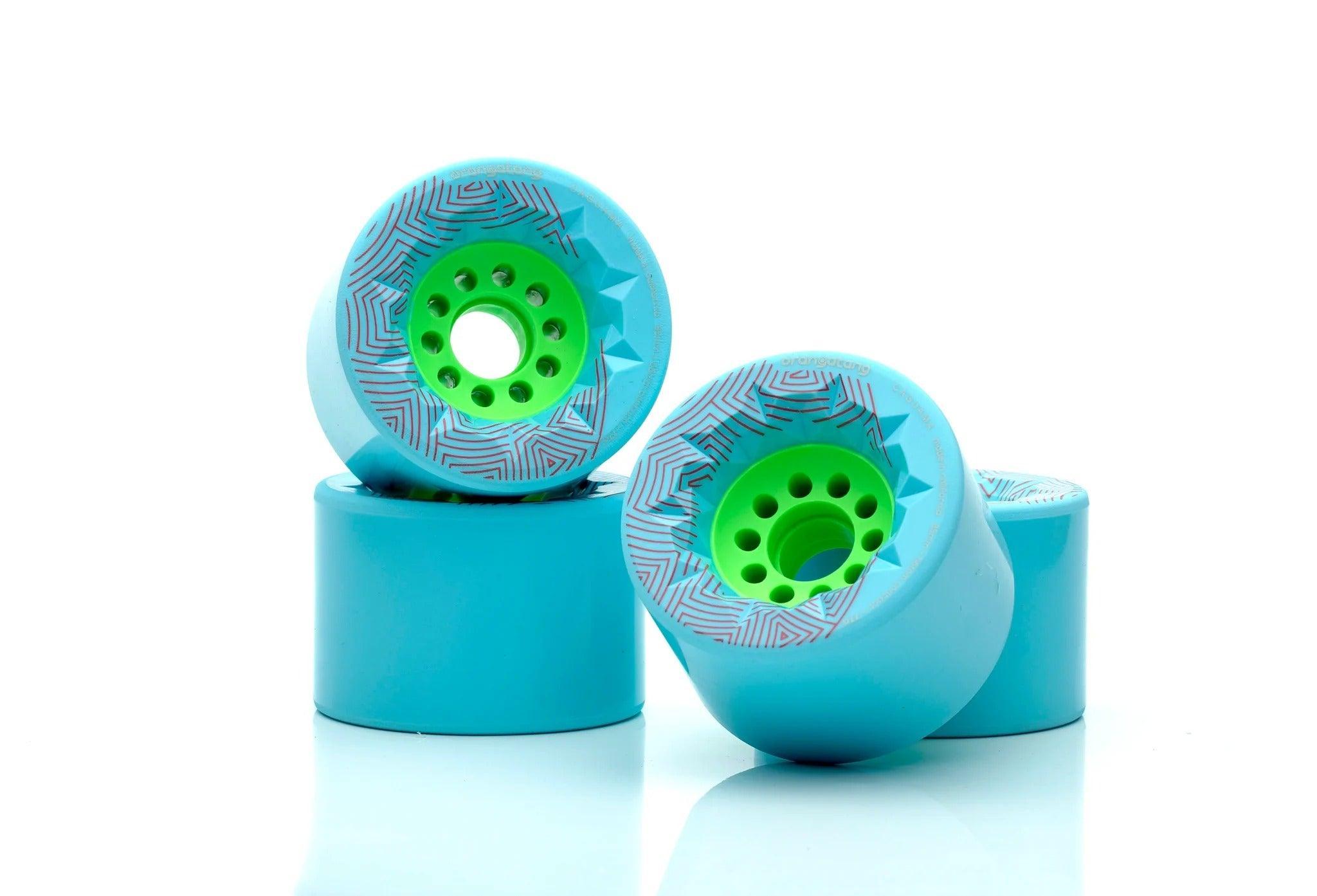 Evolve Orangatang Caguama 85mm Longboard Wheels - High Performance Urethane for Smooth Cruising & Downhill Riding - Perfect for Skateboarding, Commuting & Outdoor Adventures