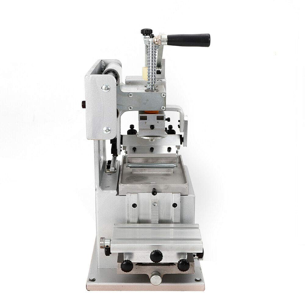 Single-Color Manual Pad Printing Machine - 80x80mm Printing Area with Open Ink Cup | Ideal for DIY Crafts, Custom Logo Printing & Small Batch Production