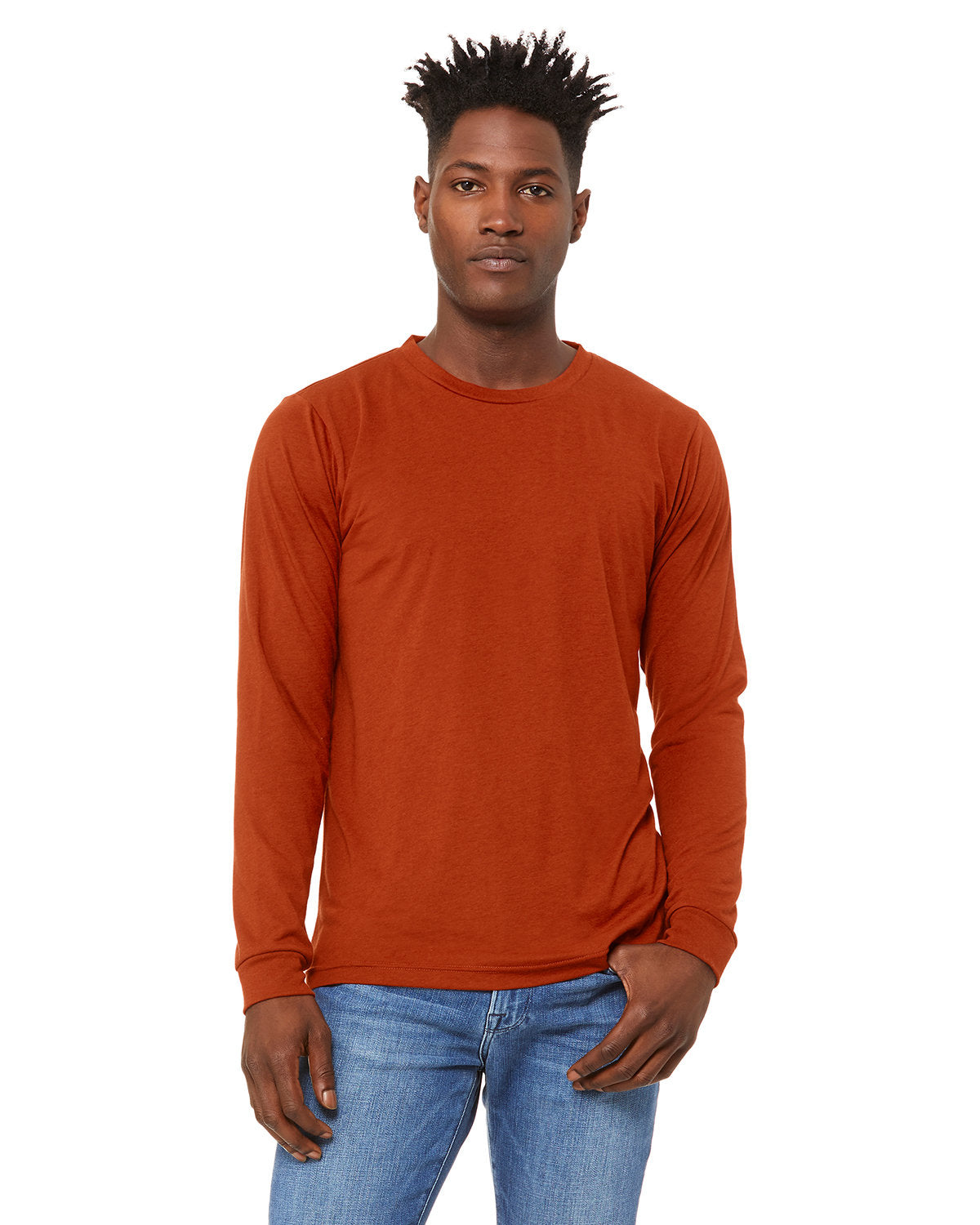 Bella + Canvas 3501 Unisex Jersey Long Sleeve T-Shirt - Soft Cotton Crewneck Tee for Men & Women - Perfect for Casual Wear, Layering & Everyday Comfort