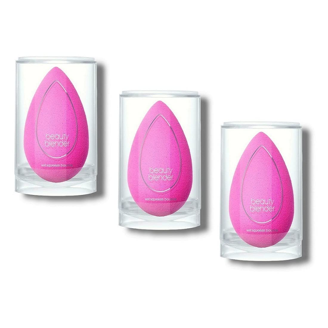 3-Pack Premium Beauty Blender Makeup Sponges for Flawless Foundation & Concealer Application - Perfect for Liquid, Cream & Powder Cosmetics