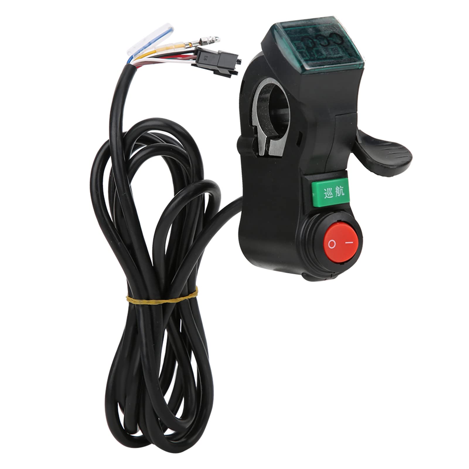 RiToEasysports Universal Electric Bike Thumb Throttle - 12V to 99V Compatible Replacement Grip for E-Bikes - Perfect for Commuting, Off-Road & Urban Riding