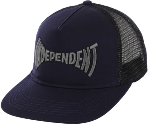 Independent Mesh Trucker Snapback Hat - Black | Breathable & Stylish Baseball Cap for Men & Women | Perfect for Outdoor Activities, Sports & Casual Wear