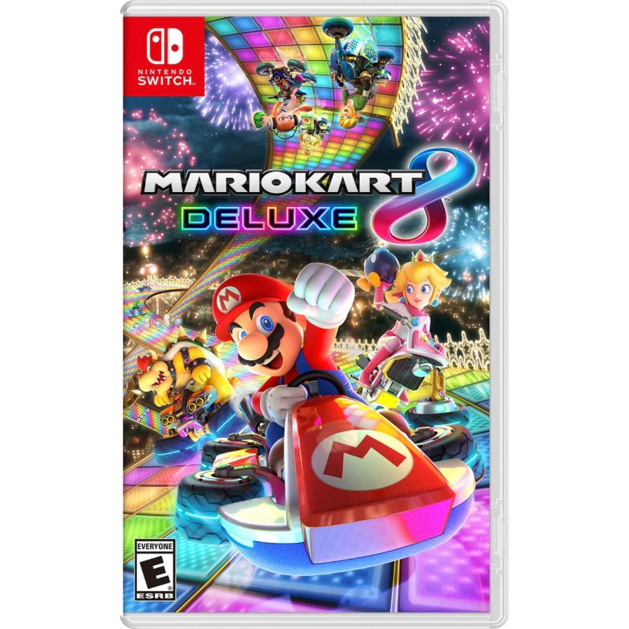 Mario Kart 8 Deluxe - Nintendo Switch Racing Game for Kids & Adults - Fun Multiplayer Party & Family Game Night Entertainment