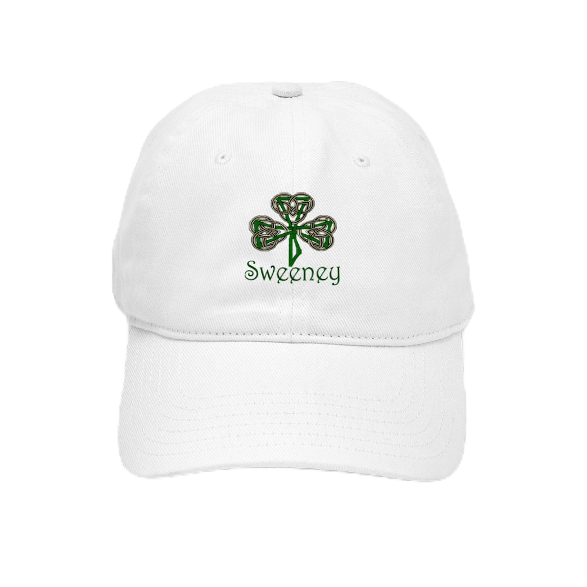 Sweeney Shamrock Cap - Adjustable Baseball Hat for St. Patrick's Day