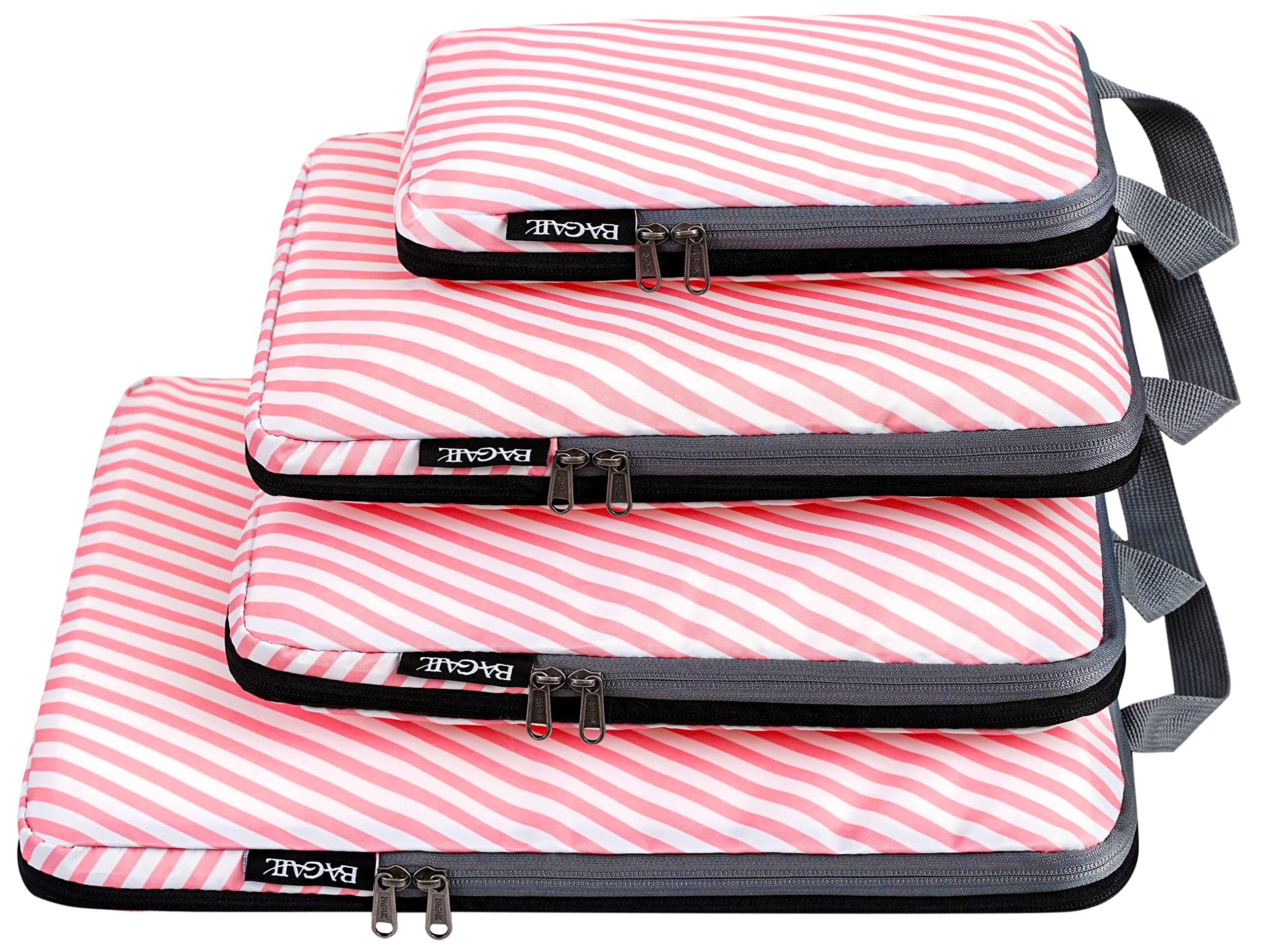 BAGAIL 4/5/6 Set Compression Packing Cubes - Expandable Travel Organizers for Suitcases | Perfect for Vacation, Business Trips & Backpacking