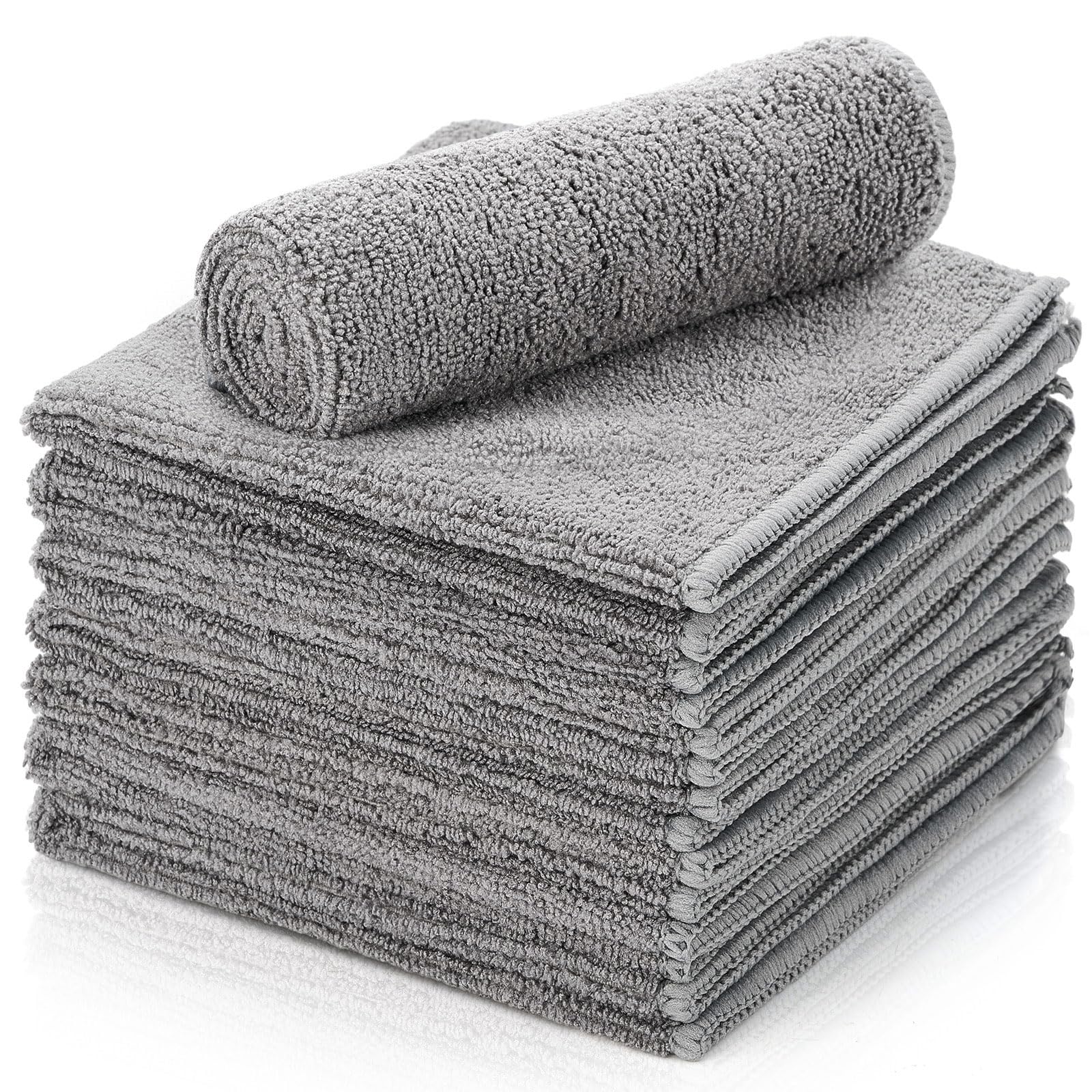 Honeydak 8-Pack Anti-Static Microfiber Cleaning Cloths for Vinyl Records, Glasses, TV Screens & Laptops – Ultra-Soft Scratch-Free Dust Removal for Audiophiles & Electronics