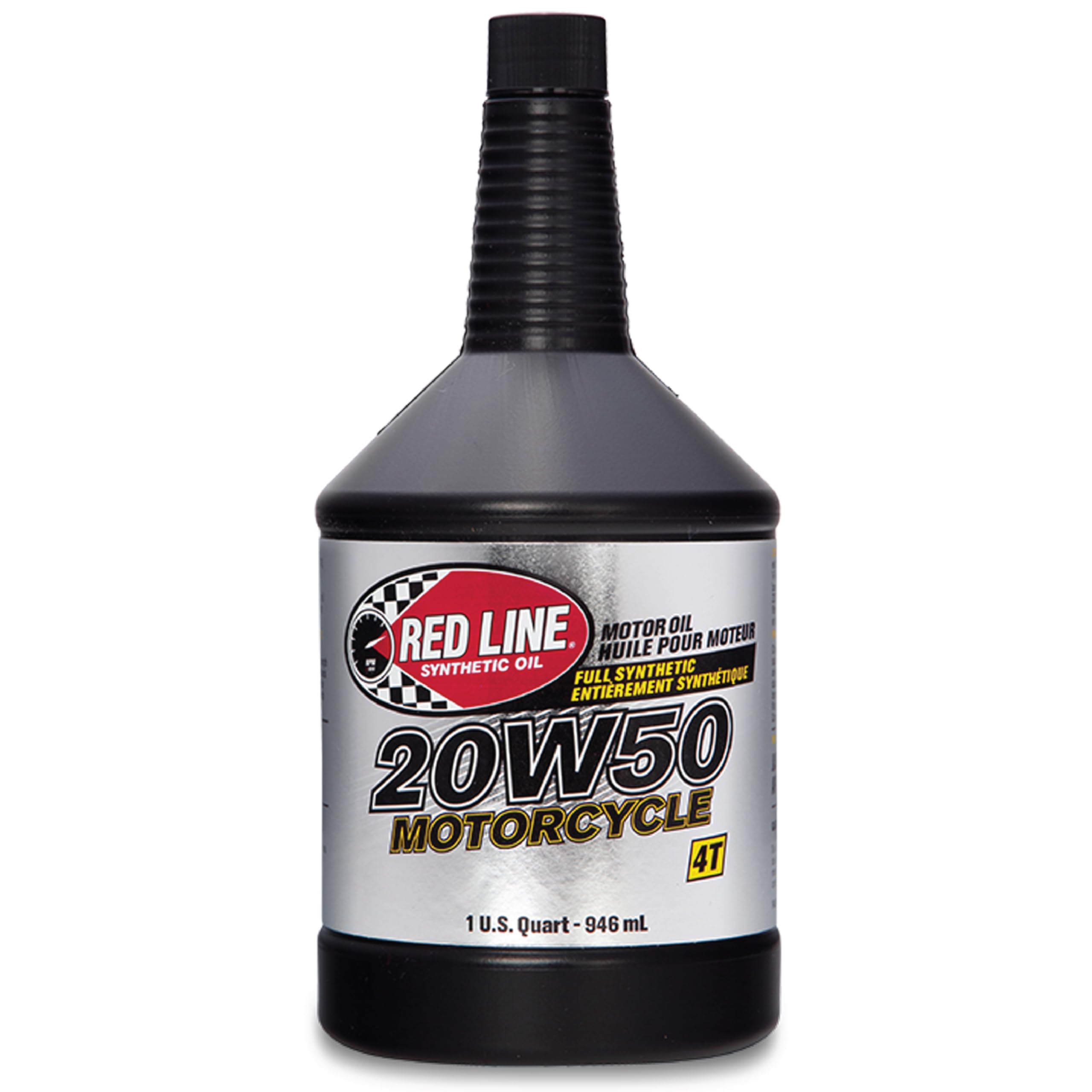 Red Line 42504 20W50 Full Synthetic Motorcycle Engine Oil - 12 Quart Pack for High-Performance Bikes - Ideal for Cruisers, Touring & Racing Motorcycles in Extreme Conditions