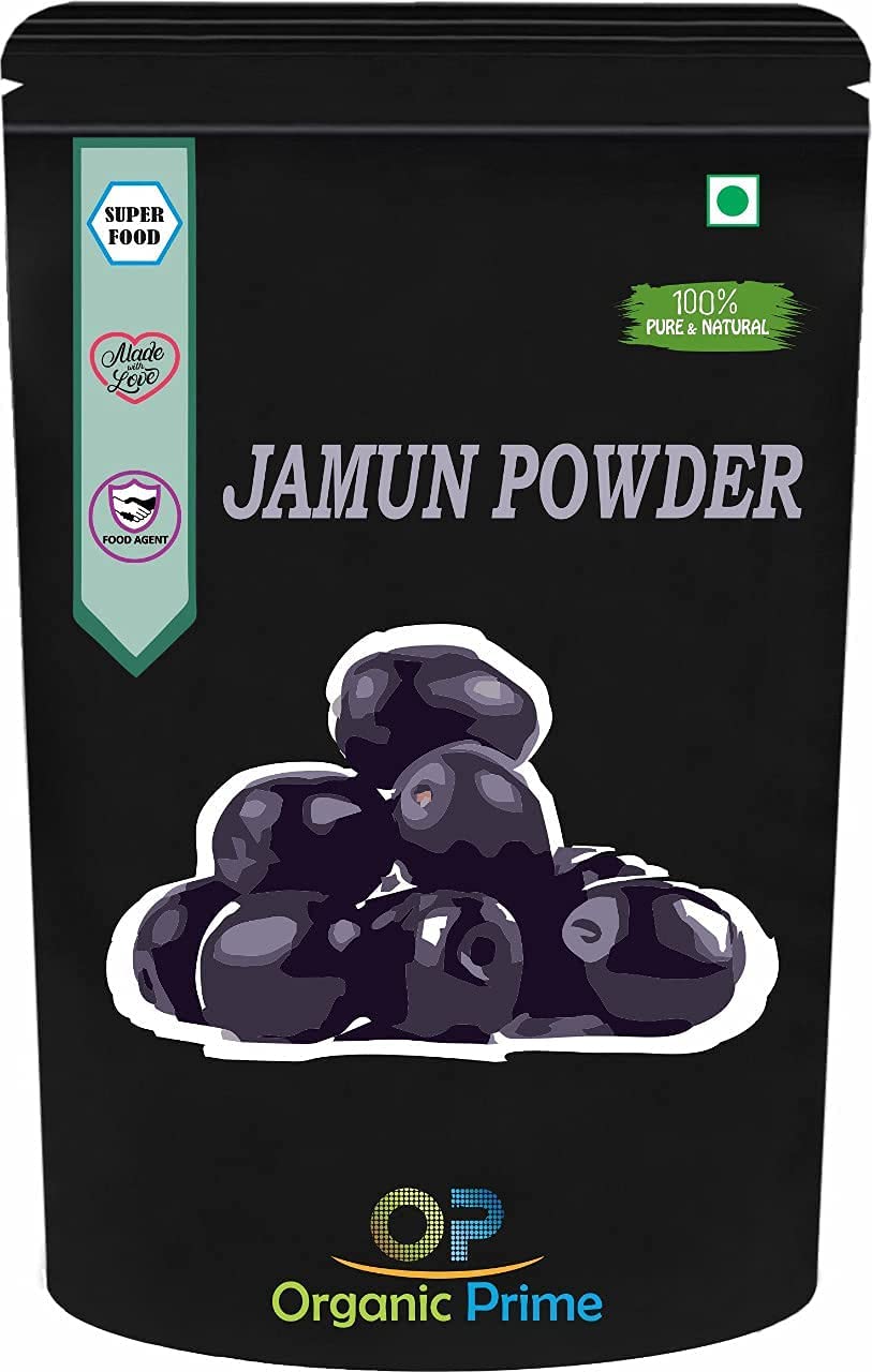 Organic Jamun Seeds Powder for Diabetes Control & Blood Sugar Balance | 100g Natural Jambolan Supplement | Supports Healthy Glucose Levels - Perfect for Herbal Teas, Smoothies & Ayurvedic Remedies