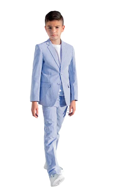 Ferrecci Boys' 2-Piece Slim Fit Formal Suit Set - Classic Tuxedo for Wedding, Party, Prom, School Dance & Special Occasions - Perfect for Young Gentlemen's Dressy Events