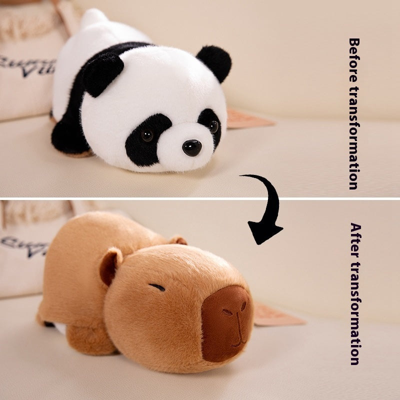 FlipFluffy: 2 Moods in 1 Huggable Plush Toy - Perfect for Stress Relief, Gift Giving & Home Decor