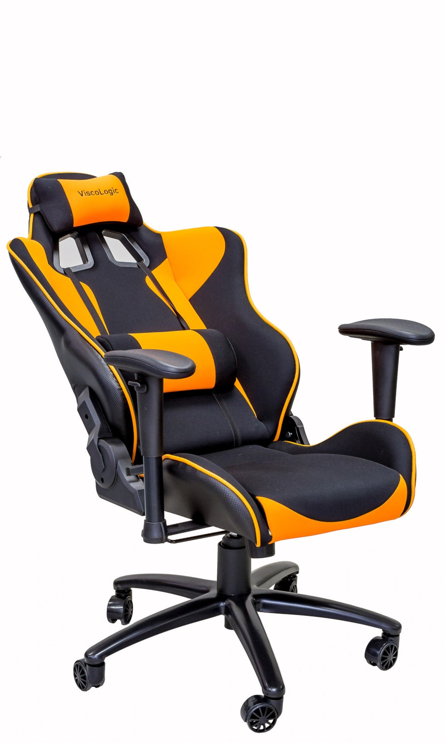 PRO X Series 7502 Ergonomic Gaming Chair - Black & Orange - High Back Racing Style for PC, Console & Office Use - Comfortable for Long Gaming Sessions & Work