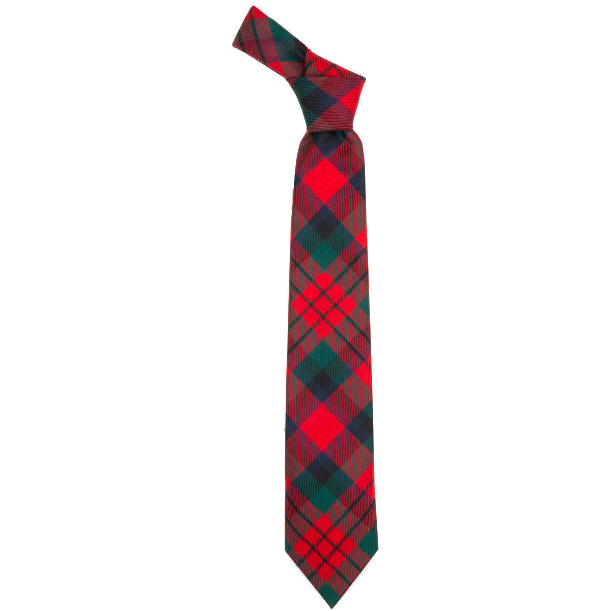 MacDuff Modern Tartan Tie for Men - Premium Scottish Wool Necktie - Classic Plaid Pattern for Business, Weddings & Formal Events