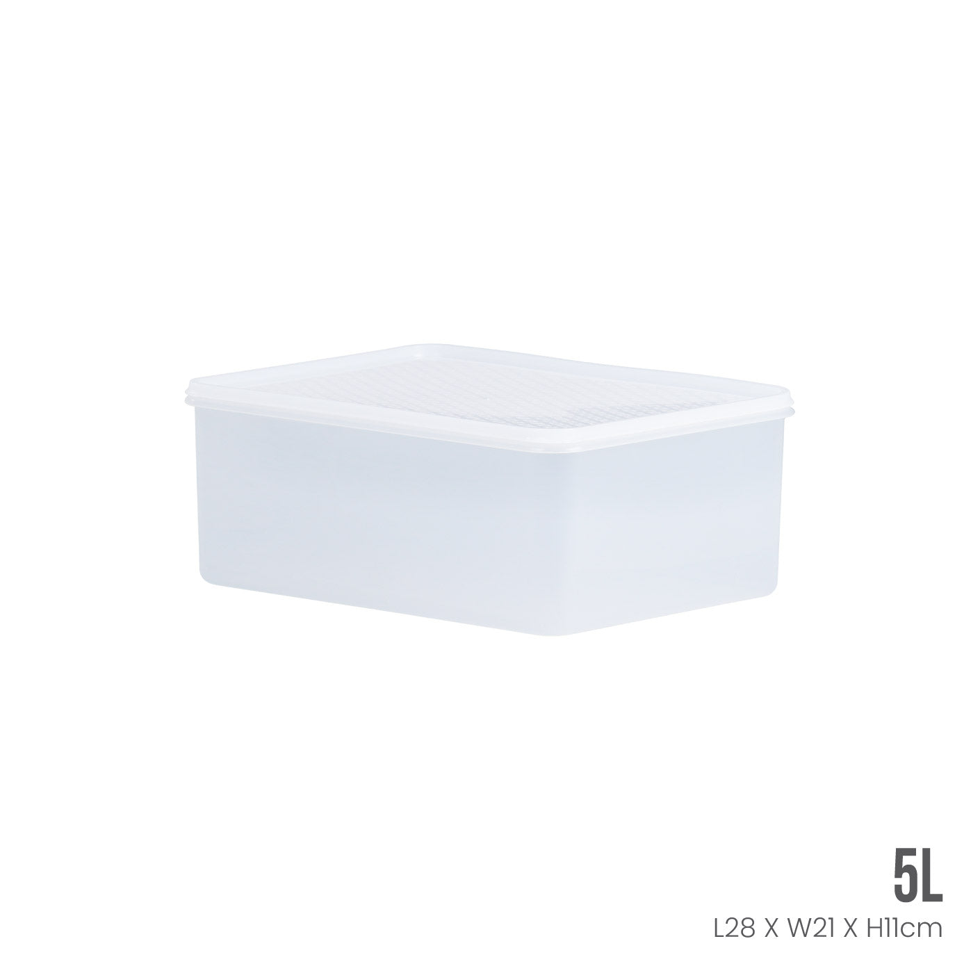 Rectangular Box No.3 (2179) - Durable Storage Container for Home Organization, Office Supplies & Shipping Packaging