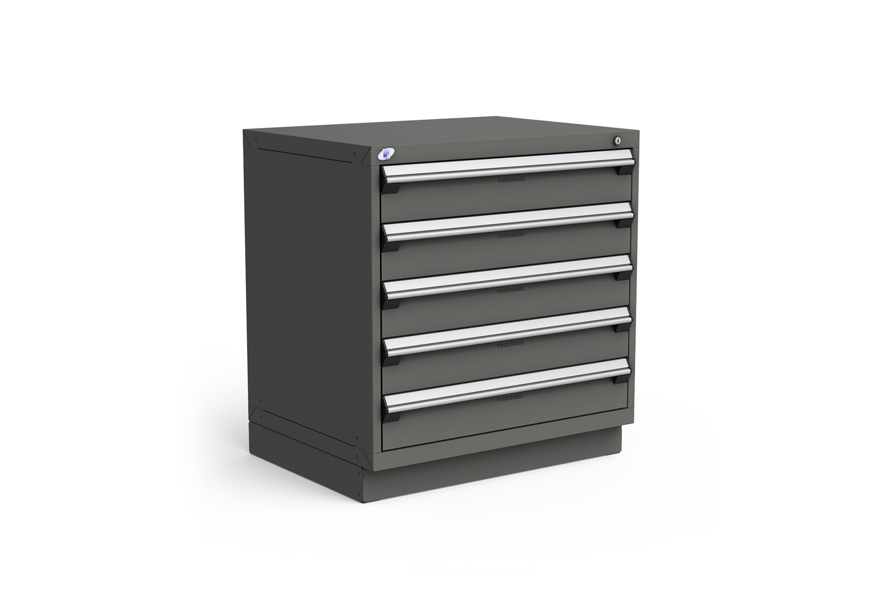 Rousseau 5 Drawer Storage Cabinet - Modern Wooden Dresser for Bedroom & Living Room Organization - Perfect for Clothes, Toys, and Home Office Supplies