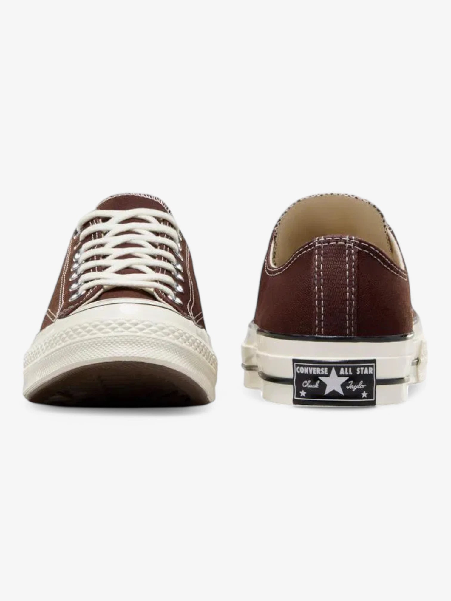 Converse Chuck 70 OX Sneakers - Dark Brown Leather High Top Shoes for Men & Women | Casual Streetwear & Vintage Style Fashion