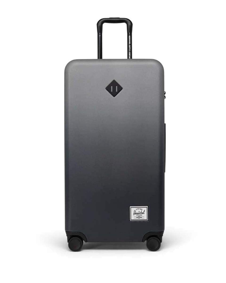 Herschel Heritage Hardshell Large Luggage - Black Gradient Suitcase for Travel, Business Trips & Vacations | Durable Spinner Carry-On with TSA Lock